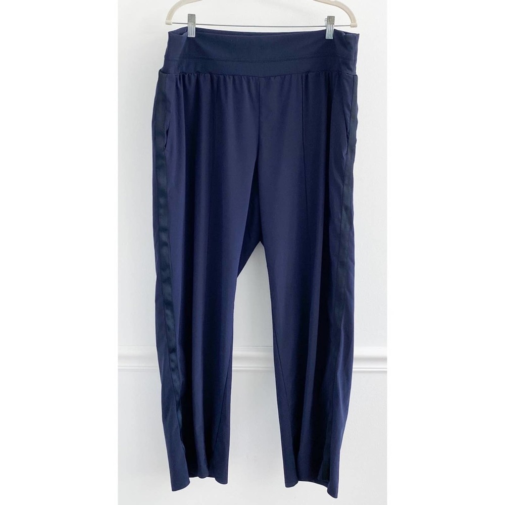 Athleta Nolita Navy Blue Wide Leg Pant - Picture 3 of 7